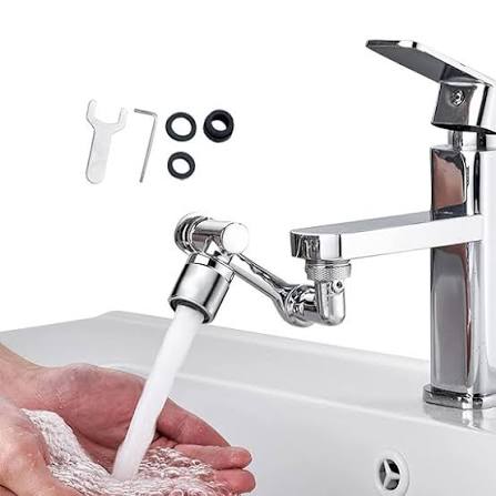 1080° Rotatable Faucet Extender – Universal Sink Aerator with Splash Filter