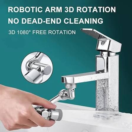 1080° Rotatable Faucet Extender – Universal Sink Aerator with Splash Filter