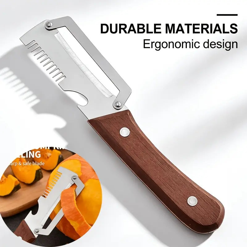 3-in-1 Multi-Function Kitchen Peeler – Peeler, Slicer & Bottle Opener