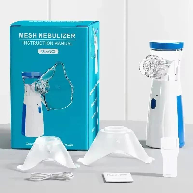 Nebulizer for Allergy Relief Blue White Quiet Mist