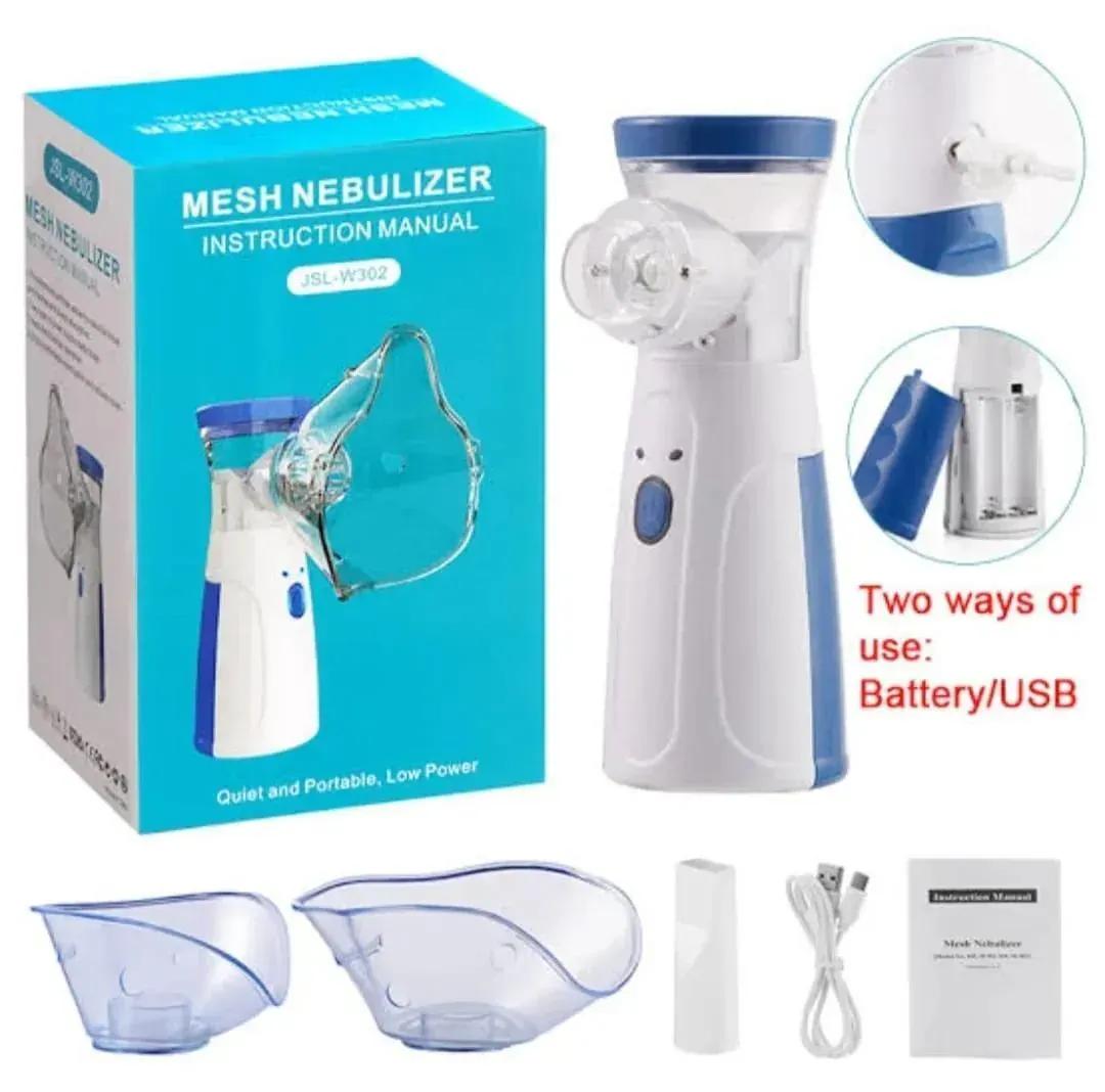 Nebulizer for Allergy Relief Blue White Quiet Mist