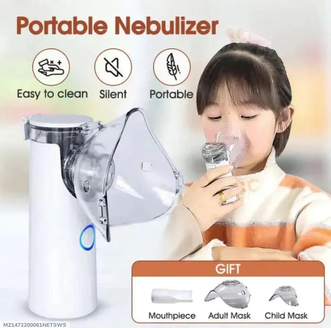 Nebulizer for Allergy Relief Blue White Quiet Mist