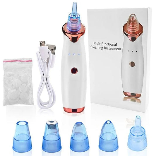 5-in-1 Rechargeable Blackhead Remover & Vacuum Facial Pore Cleaner