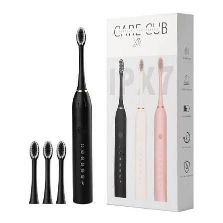 X-3 Sonic Rechargeable Electric Toothbrush With 2 Extra Heads